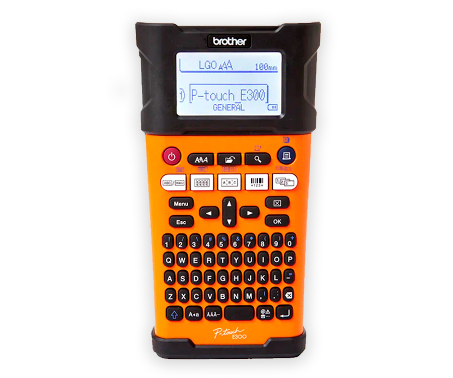 Brother PTE300VPZX1 - Rotuladora electrónica portátil profesional para electricistas e instaladores