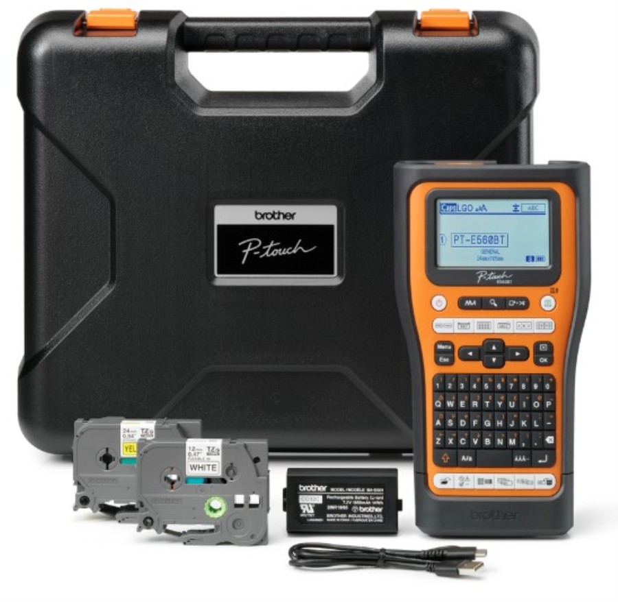 Brother PTE560BTVP - Rotuladora con conexión a PC y Bluetooth para instaladores profesionales