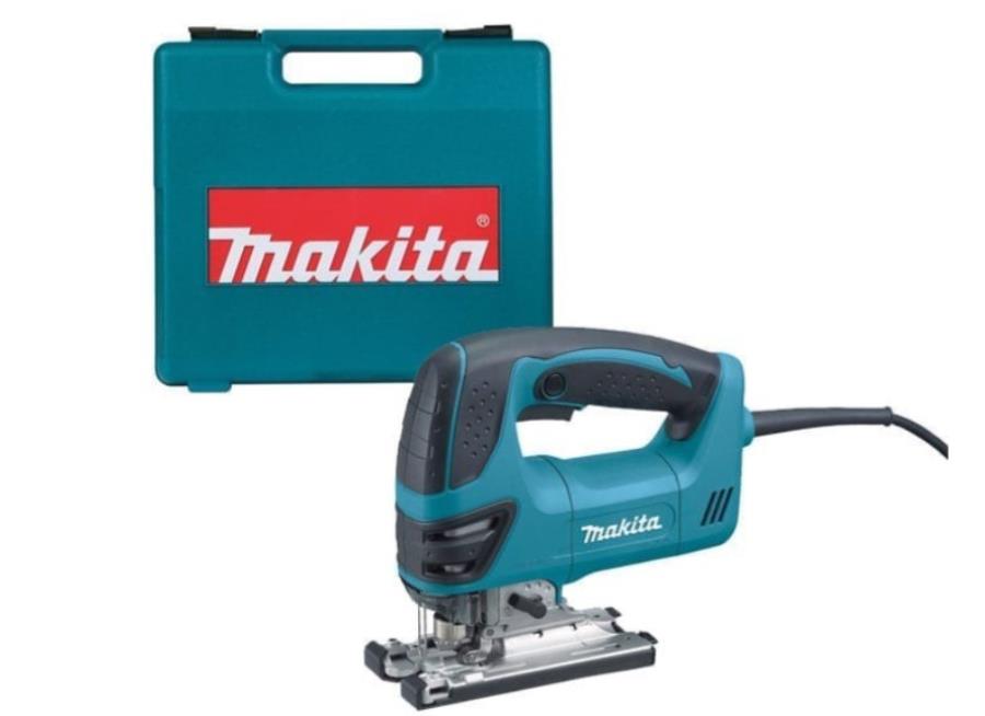 Makita 4350FCT - Jigsaw 720 W - 800-2800 CPM with Light + Briefcase + 3 Cases 16 Saw Blades