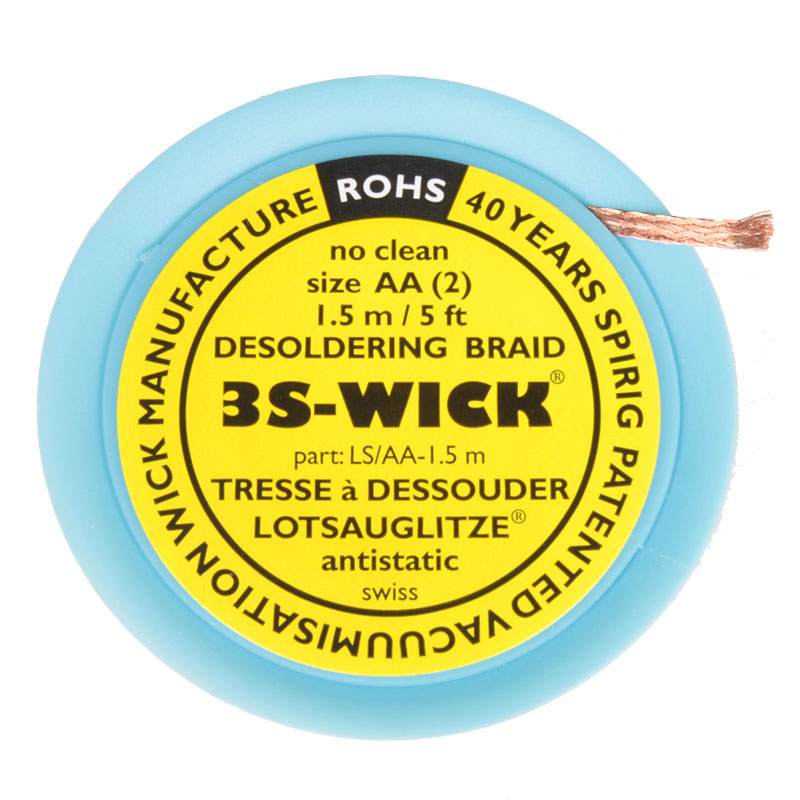 3S-WICK AA - Malla de Desoldar 1,5 mm - LS-15