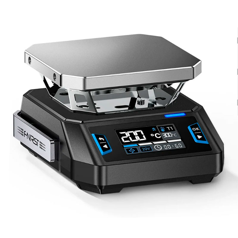 FNIRSi HT-P1B - Mini plaque chauffante pour soudage et reflow, 100–350 °C, jusqu’à 150 W, USB-C PD 3.1 et DC