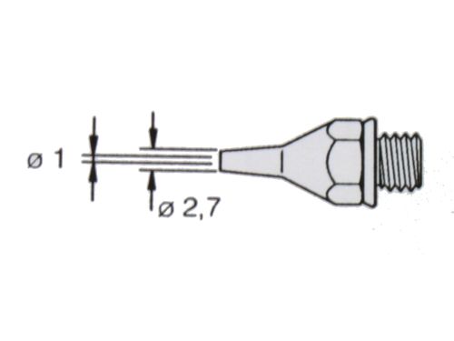 JBC 20DE - Tip for DS 70 W Desoldering Iron - 0320500