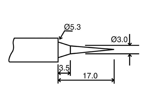 Velleman BITC10N2 - Tip for VTSSC40N Soldering Station