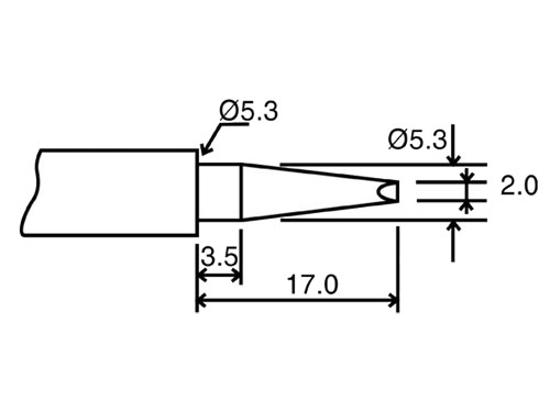 Velleman BITC10N4 - Tip for VTSSC40N Soldering Station