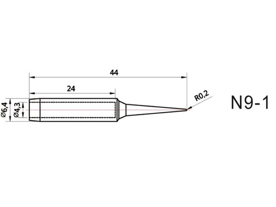 Velleman BITC220/1 - Pointe pour Station de Soudage VTSS220 & VTSS230