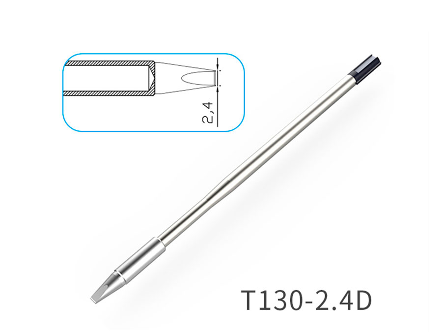 ATTEN T130-2.4D - Heating element for Atten MS-900 and MS-GT-Y130 - 2.4 mm Flat and Straight Tip - ACF029620
