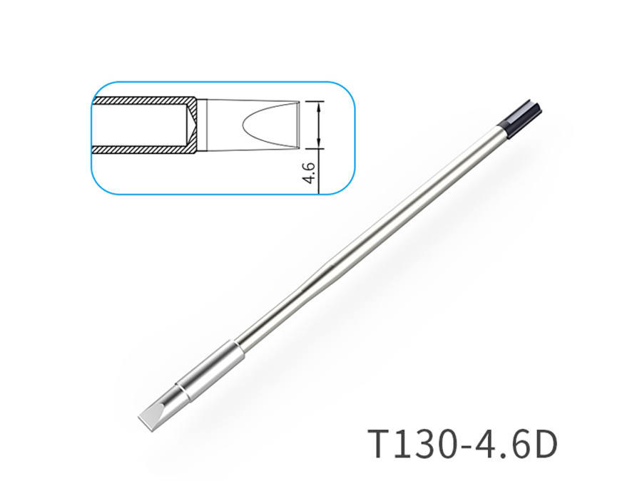 ATTEN T130-4.6D - Cartucho para Atten MS-900 y MS-GT-Y130 - Punta Plana Recta 4,6 mm - ACF029622
