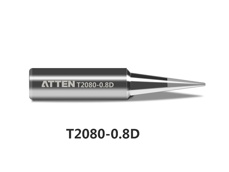 ATTEN T2080-0.8D - Soldering Tip T2080 series - Bevel Tip Ø 0,8 mm - ACF031031