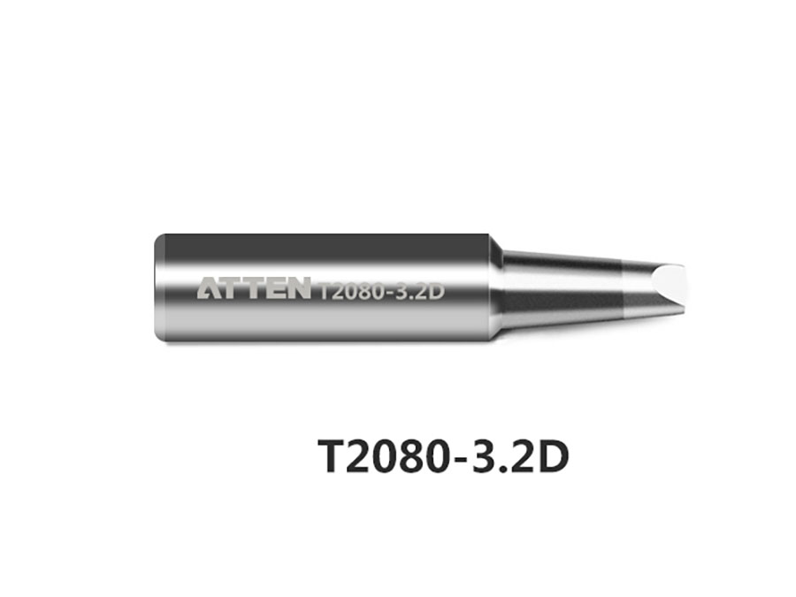 ATTEN T2080-3.2D - Punta soldadores series T2080 - Punta biselada Ø 3,2 mm - ACF030907