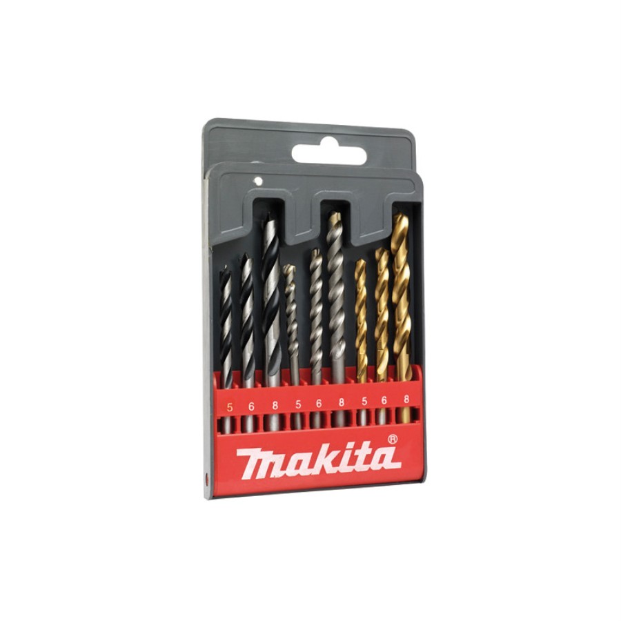 Makita HP1641K1X - Perceuse à percussion + coffret + 9 forets - 230 Vca - 680 W - 0-2800 tr/min - 0-44800 coups/min