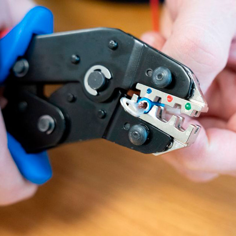 Weicon MULTI-CRIMP - Alicate de cravação para MC4, virolas pré-isoladas e ocas - 10100515