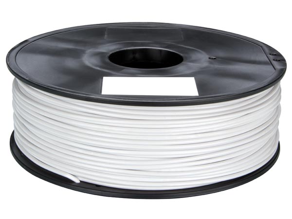 Gembird - ABS Filament - 1.75 mm - Colour White - 1 Kg - ABS175W1
