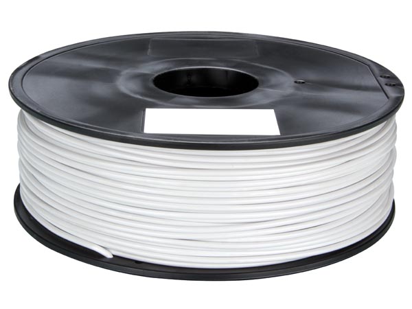 PLA Filament - 1.75 mm - Colour White - 1 Kg - PLA175W1