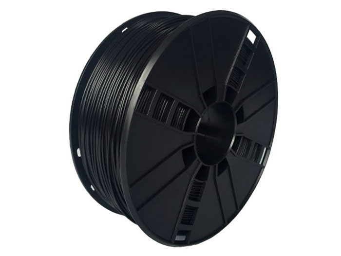 Filamento Flexible TPE - 1,75 mm - Color Negro - 1 Kg - 3DP-TPE1.75-01-BK