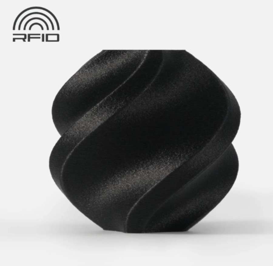 Bambu Lab PAHT-CF Black - Filamento de Nylon PA12 AMS com Fibra de Carbono 1,75 mm 1 kg - N04-K0-1.75-1000-SPL