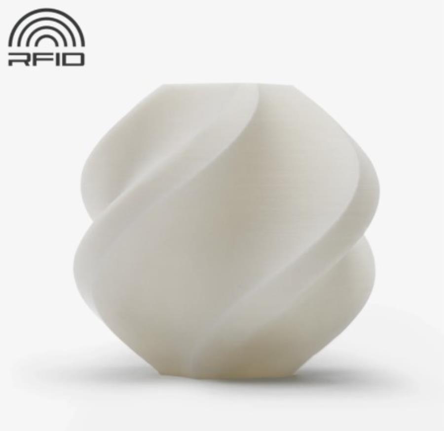 Bambu Lab PLA Basic Jade White, Refill - Filamento PLA Basic - Recarga 1 Kg - Blanco - A00-W1-1.75-1000-SPLFREE