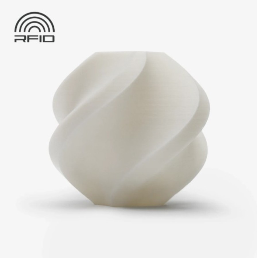 Bambu Lab PLA Basic Jade White, Spool - Filamento PLA Basic - Bobina 1 Kg - Blanco - A00-W1-1.75-1000-spl