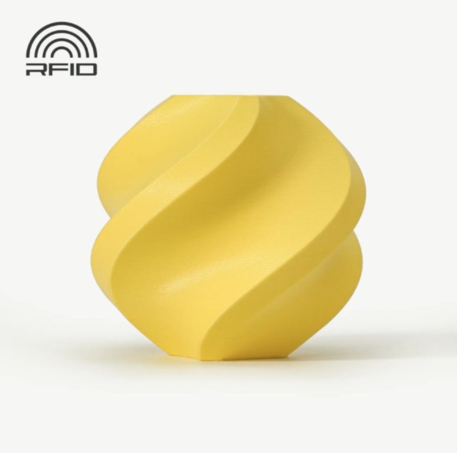 Bambu Lab PLA Matte Lemon Yellow - Filamento PLA Mate - 1,75 mm - Color Amarillo - 1 Kg - A01-Y2-1.75-1000-SPL