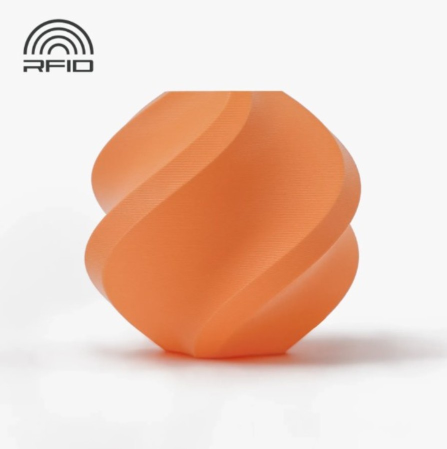Bambu Lab PLA Matte Mandarin Orange - Filament PLA Mat - 1,75 mm - Orange - 1 Kg - A01-A2-1.75-1000-SPL