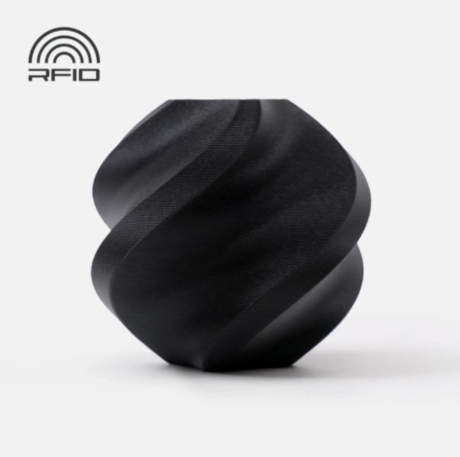 Bambu Lab PLA Matte Charcoal - Filament PLA Mat - 1,75 mm - Noir - 1 Kg - A01-K1-1.75-1000-SPL