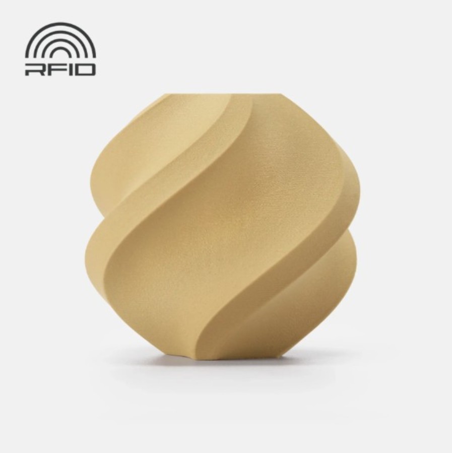 Bambu Lab PLA Wood Classic Birch - Filament PLA Bois - 1,75 mm - Couleur Bouleau Classique - 1 Kg - A16-G0-1.75-1000-SPL