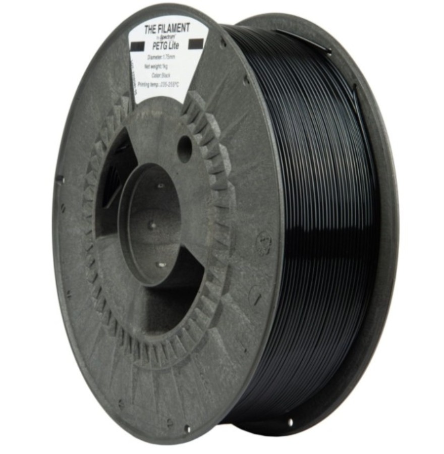 3DJake PETG Lite Black - Filament PET-G - 1,75 mm - 1 kg - Noir