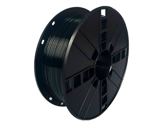 Filamento PET-G - 1,75 mm - Color Negro - 1 Kg - 3DP-PETG1.75-01-BK
