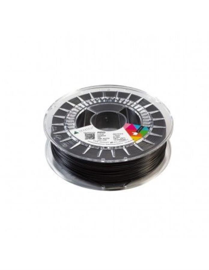Smart Materials 3D PETG TRUE BLACK (750 g) - 1.75 - Filamento PET-G - 1,75 mm - Preto sólido - 0,75 Kg - SMPET0BK0A075
