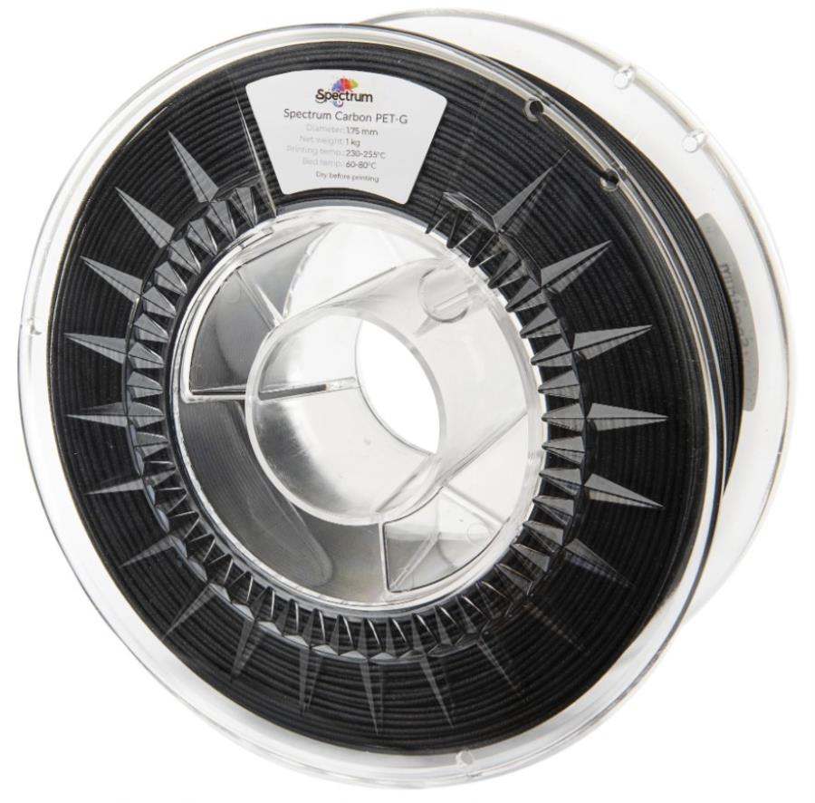 Spectrum PET-G Carbon - Filament PET-G - 1,75 mm - Carbon fiber - 1 Kg - 80468