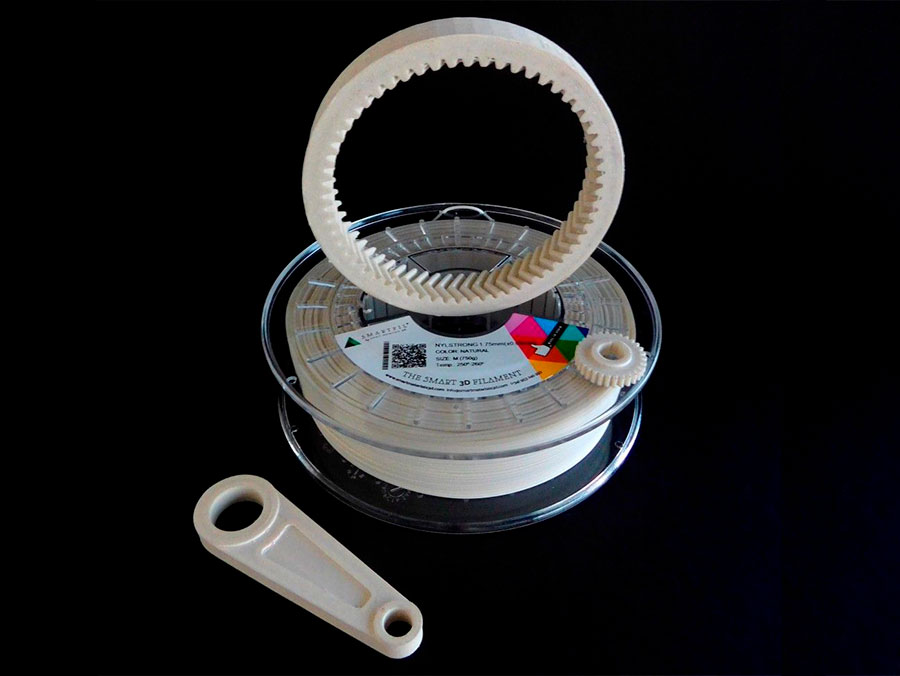 Smart Materials 3D NYLSTRONG XL(3300 g) - 2.85 - Filamento Nylon - 3300 g - 2,85 mm