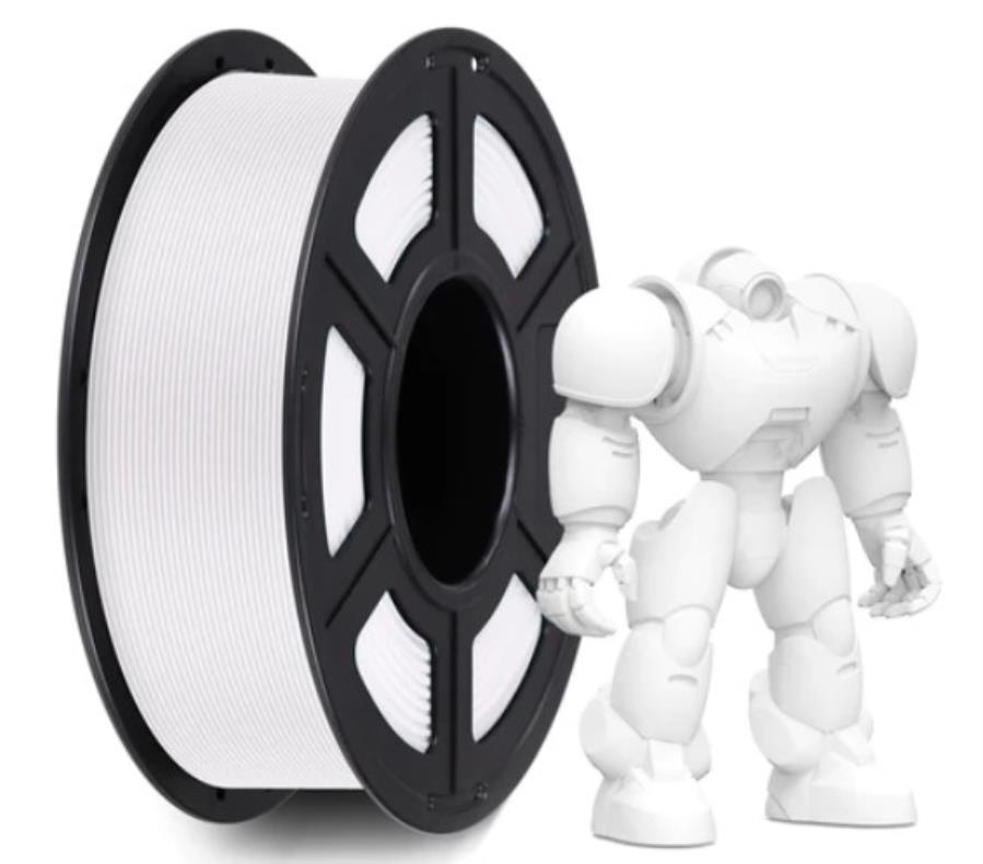 Anycubic AHPLBW-107 - Filament PLA Basic - 1,75 mm - Couleur Blanc - 1 Kg