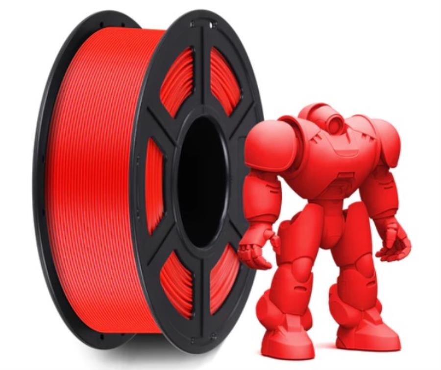 Anycubic HPLRE-103 - Filament PLA Basic - 1,75 mm - Couleur Rouge - 1 Kg