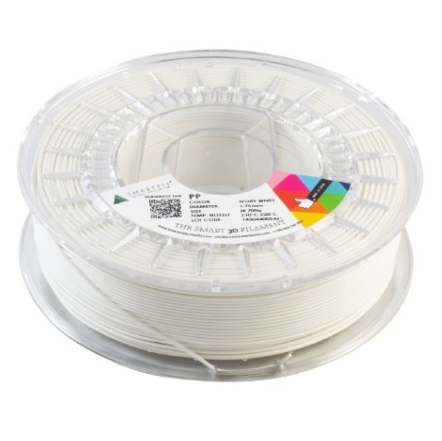 Smart Materials 3D INNOVATEFIL PP 1,75mm NATURAL - Filament de polypropylène 1,75 mm - Couleur Naturelle - 0,65 Kg - NNPPL0NT0A065