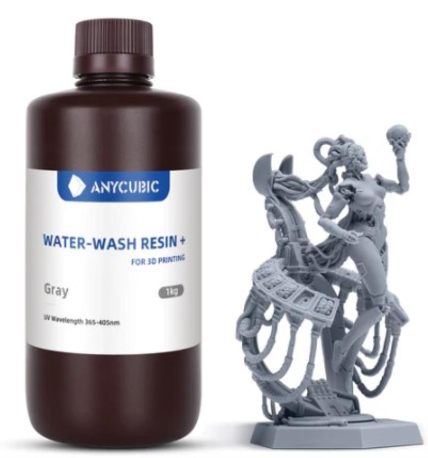 Anycubic - Washable Resin+ - 3 Kg - Grey