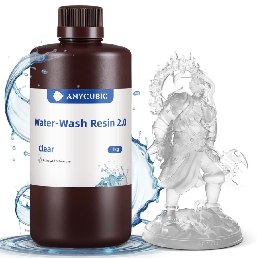 Anycubic - Resina Lavable 2.0 - 1 Kg - Transparente - SSXCL-102A