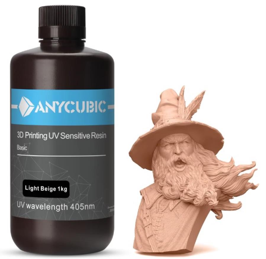 Anycubic - Resina UV - 3 Kg - Bege