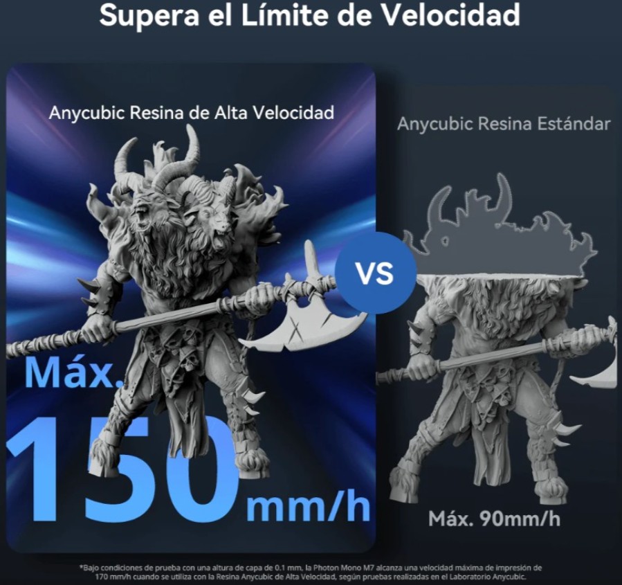 Anycubic Photon Mono M7 - Imprimante 3D résine - 150 mm/h - 14K