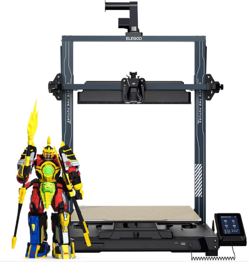 Elegoo Neptuno 4 Max + 10 Kg PLA - Impresora 3D FDM - Máx 500 mm/s + 10 Kg PLA 4 Colores - SPCZ-EL-3D-N4M