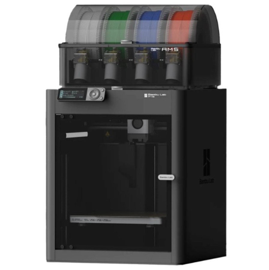 Bambu Lab P1S COMBO AMS1 - Impresora 3D con AMS1 - 500 mm/s - PF001-U+SA001-EU
