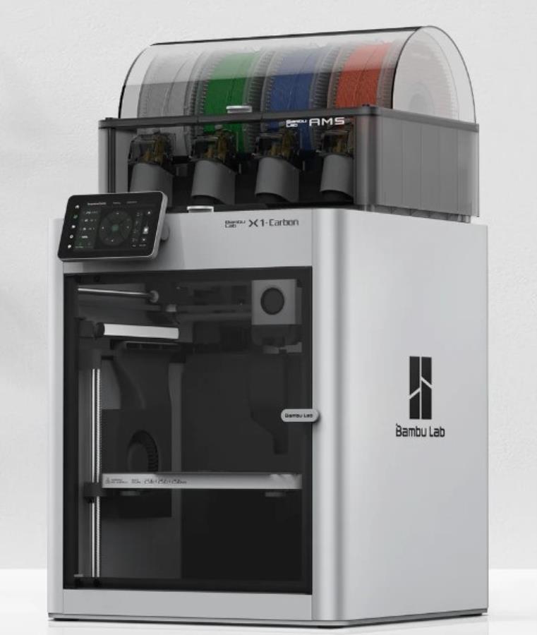 Bambu Lab X1-Carbon Combo - Imprimante 3D FDM + Accessoires + Formation + Support Actif 3 Mois