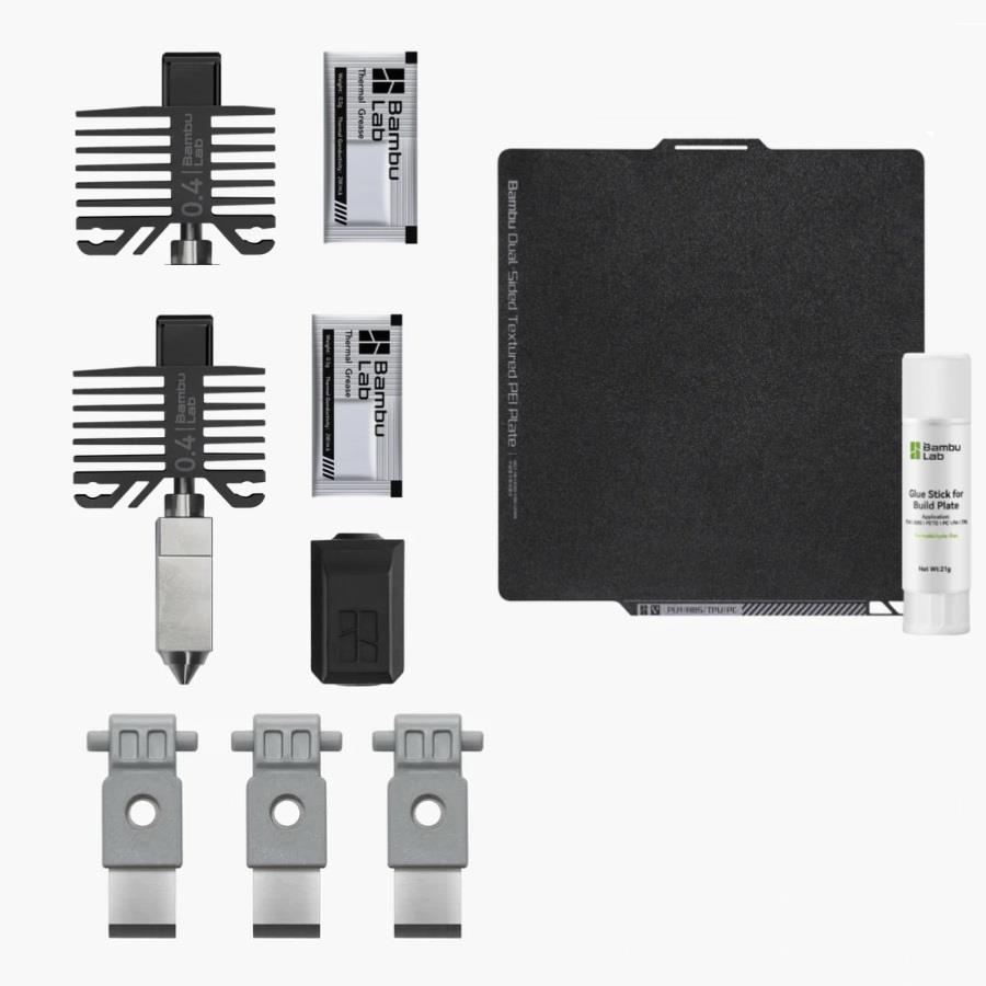 Bambu Lab X1E Combo - Impressora 3D FDM + Acessórios + Treinamento + Suporte Ativo 3 Meses