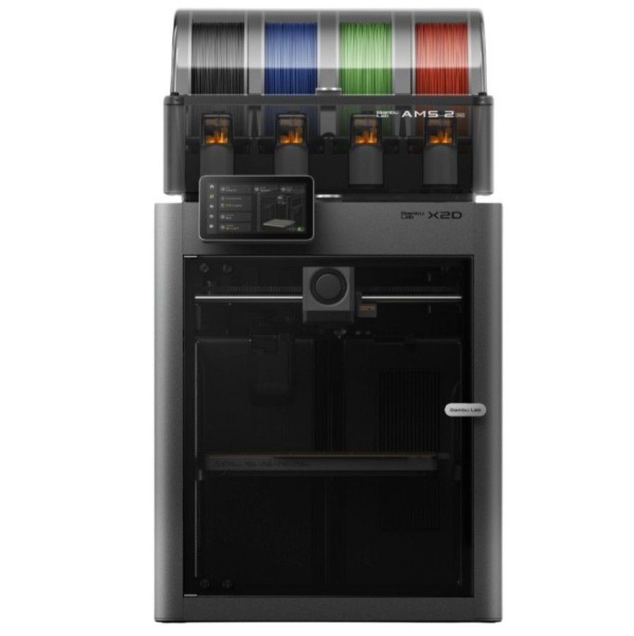 Bambu Lab X2D COMBO AMS2 Pro - Imprimante 3D avec AMS2 Pro - 1000 mm/s - PF004-P+SA007-EU