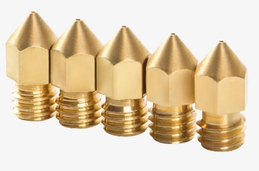 Creality UK50528PJ - Buse d&aposextrudeuse pour imprimante 3D Ø 1,75 mm - Ø 0,4 mm - 5 unités