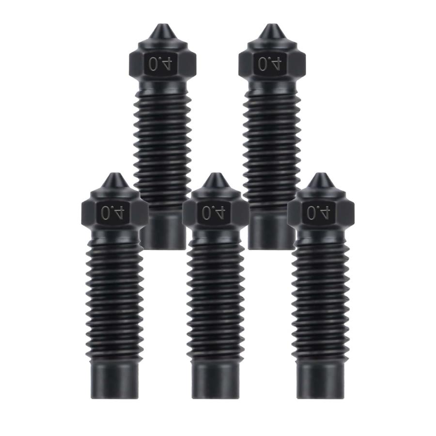 Buse en acier trempé 0,4 mm pour Elegoo Neptune 4 Max/Plus - 5 Pièces