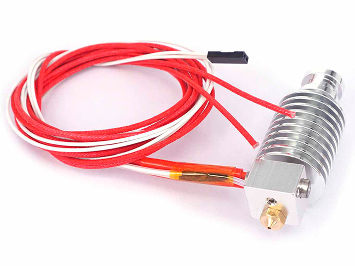 E3D-V5 - Tête d&aposExtrudeuse pour Imprimante 3D 1.75 mm - Buse 0,3 mm - 12 Vcc