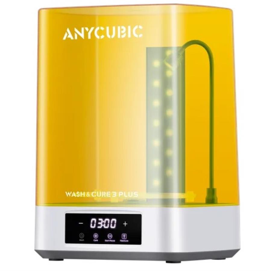 Anycubic Wash & Cure 3.0 Plus - Modèles de résine de nettoyage et de durcissement - WS3LA0WH-Y-O