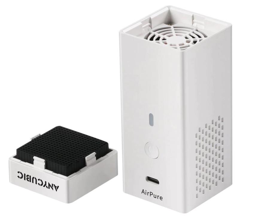 Anycubic Airpure + Carbón - Purificateur d'air pour résine d'imprimante 3D + 2 AIRPURE + 4 charbon actif - APB0WH+S030003