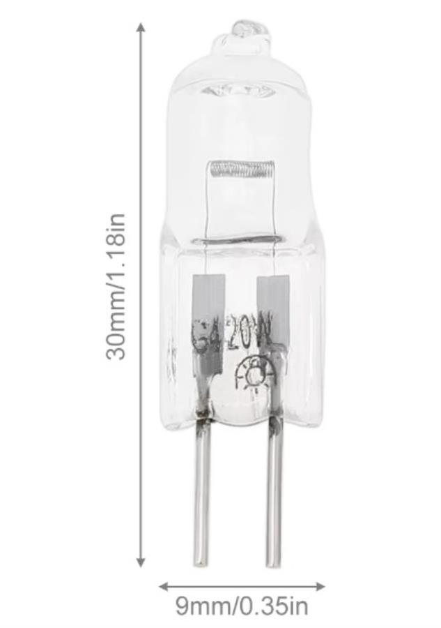 Bombilla halógena 24 V - 20 W - G4 - 5 Unidades