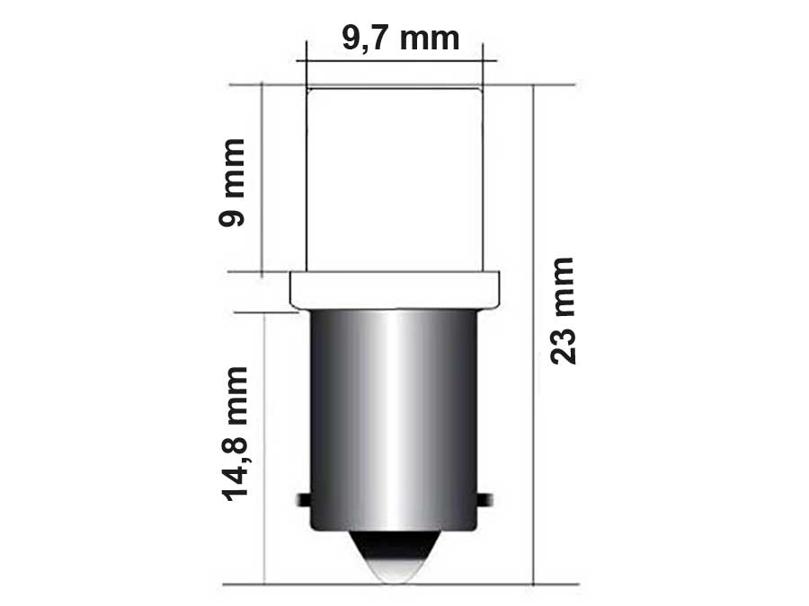 SWITCHTRONIX - Bayonet Miniature Led Light BA9S - 24V - Green