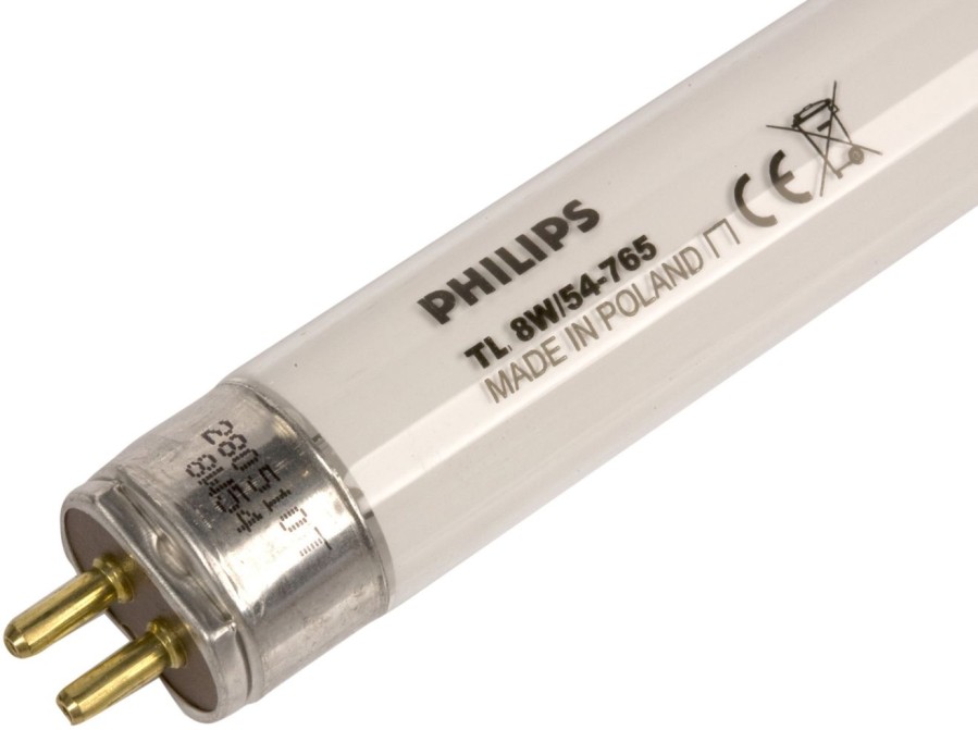 Philips TL Mini 8W/54-765 - Luminária fluorescente branca - Ø 16 mm - 29 cm